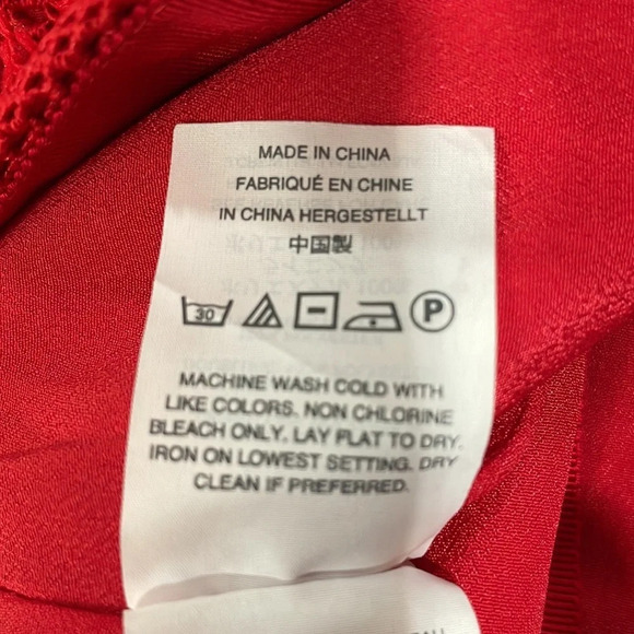 NWOT J. Crew Red Tiered Fringe Exposed Zipper Mini Skirt 0P - Picture 10 of 13